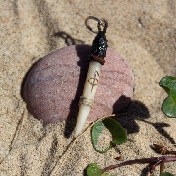 Pendiente colmillo de la salud